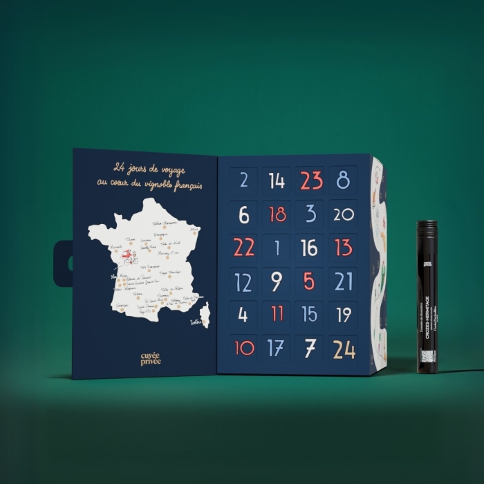 Calendrier de l'avent des vins © cuvée privée