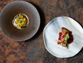 Recette de la Côte de bœuf maturée et queue de bœuf confite par les chefs Justine Viano et Stephan Paroche