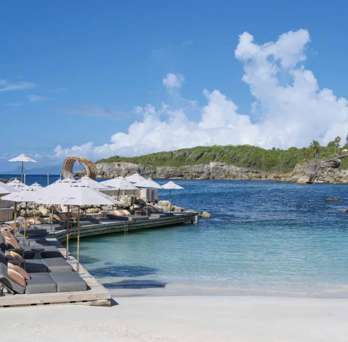 La plage de La Toubana © La Toubana