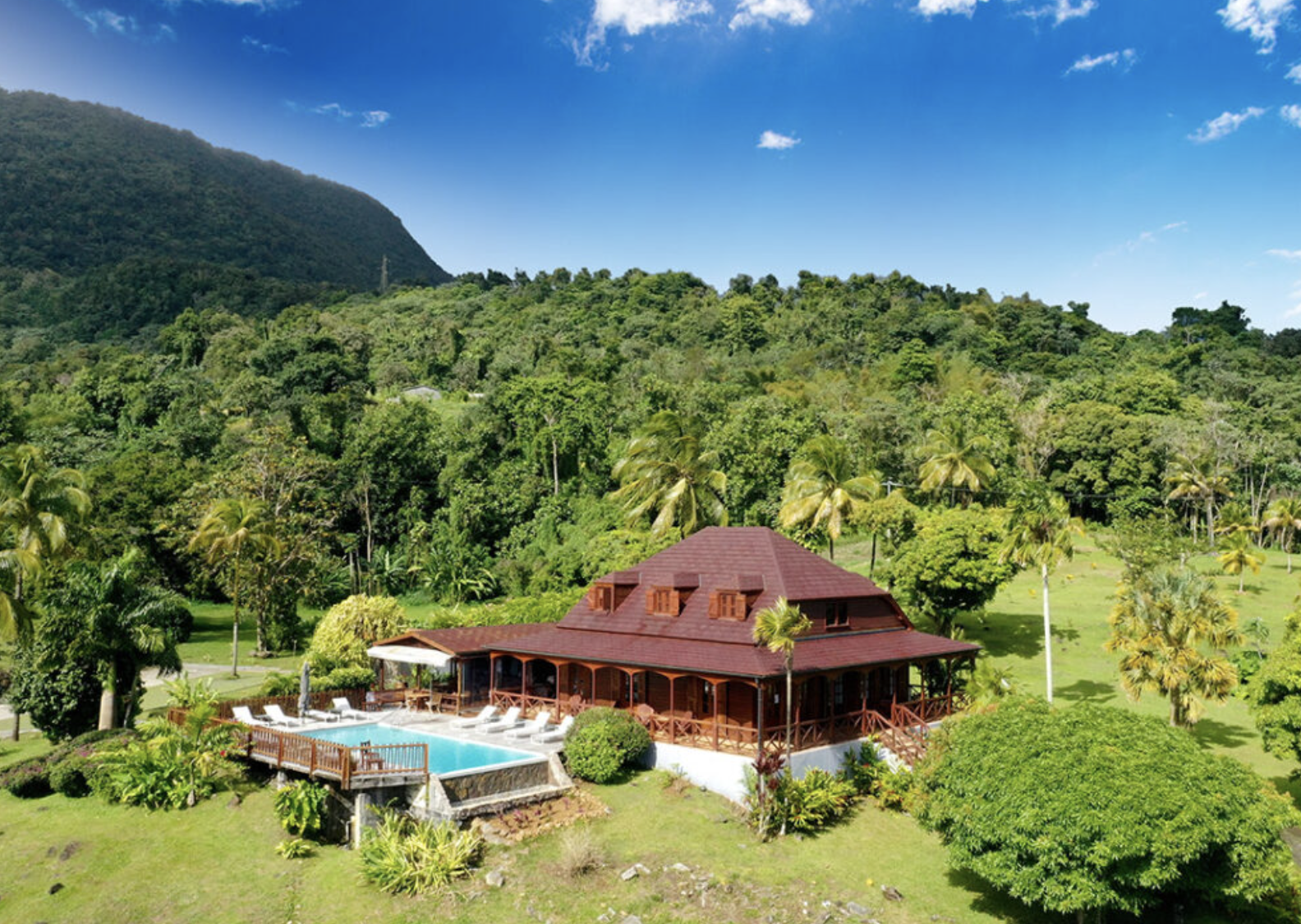 Vue de l'hôtel © Le Jardin Malanga