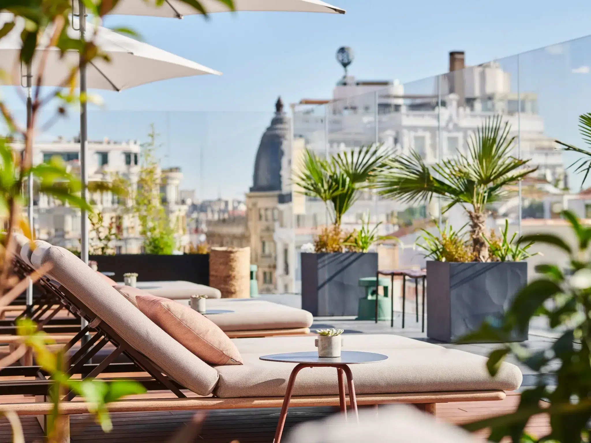 Le rooftop de l'hôtel à Madrid © Hyatt