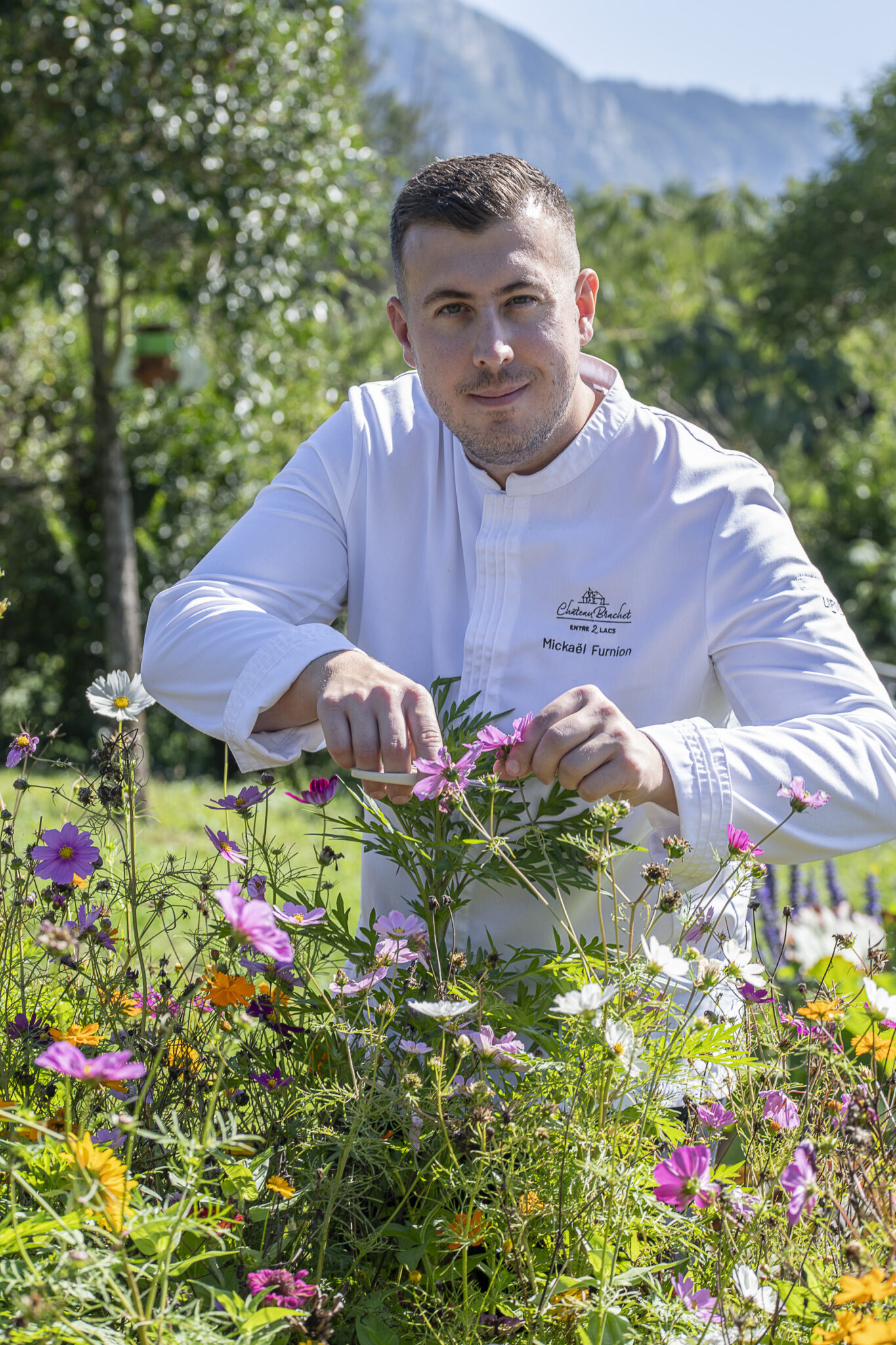 Le chef Mickaël Furnion © Château Brachet