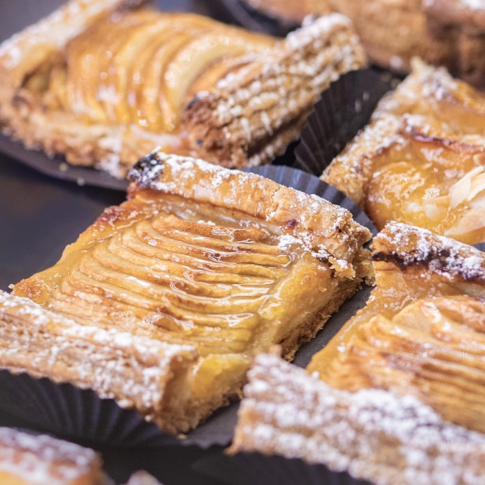 Tarte fine aux pommes Bechu © boulangerie Bechu