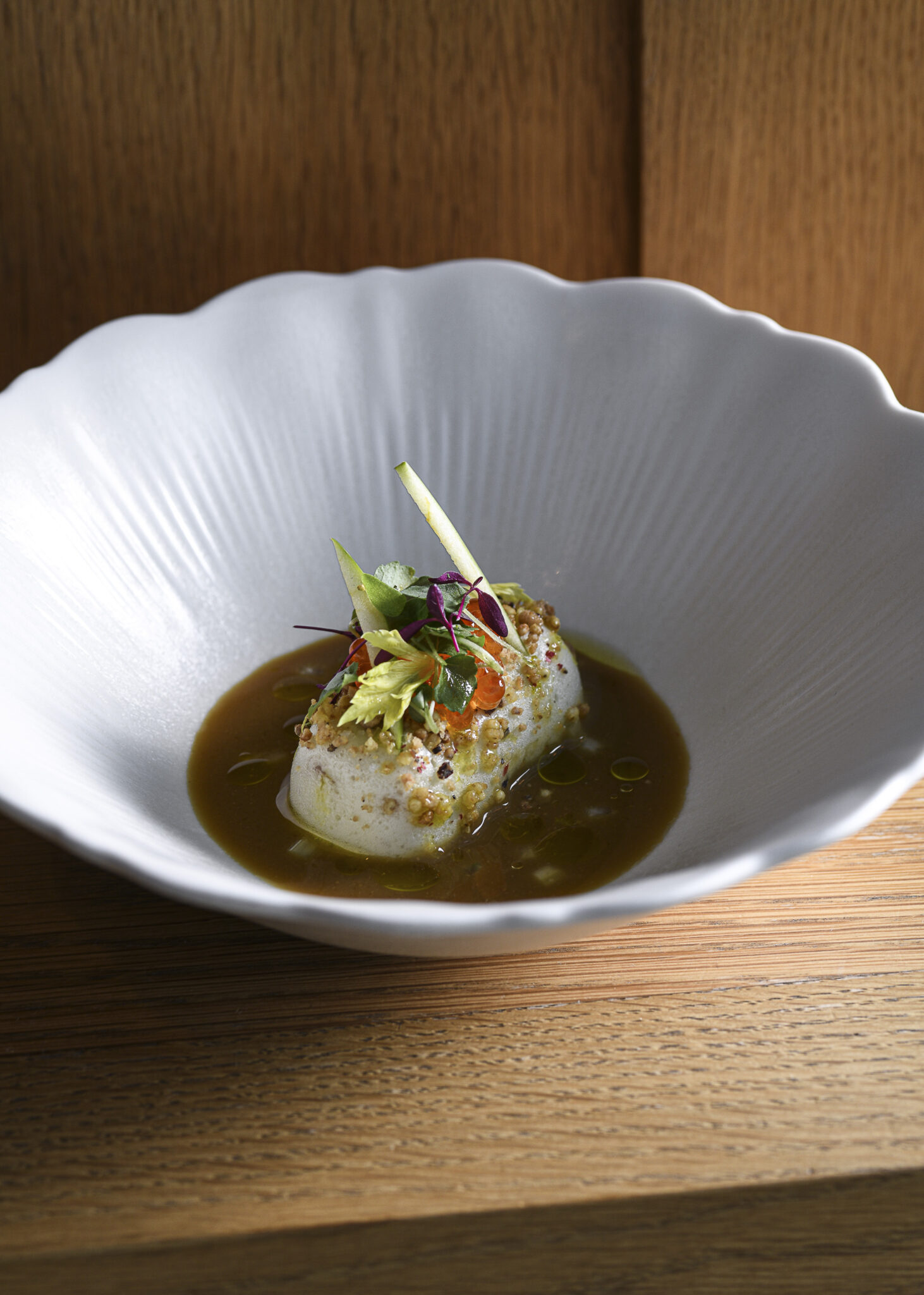 La truite gravlax de Mickaël Furnion © Château Brachet