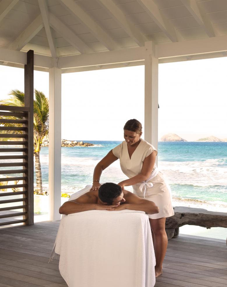 Le spa de l'hôtel à Saint-Barth © Hôtel Manapany 