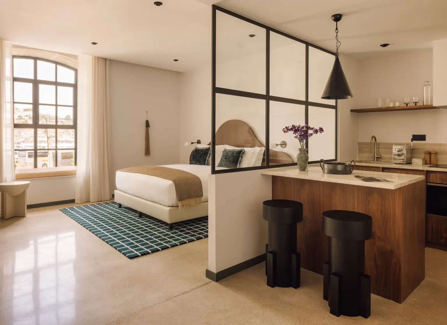 Le studio de l'hôtel Rebello à Porto © The Rebello