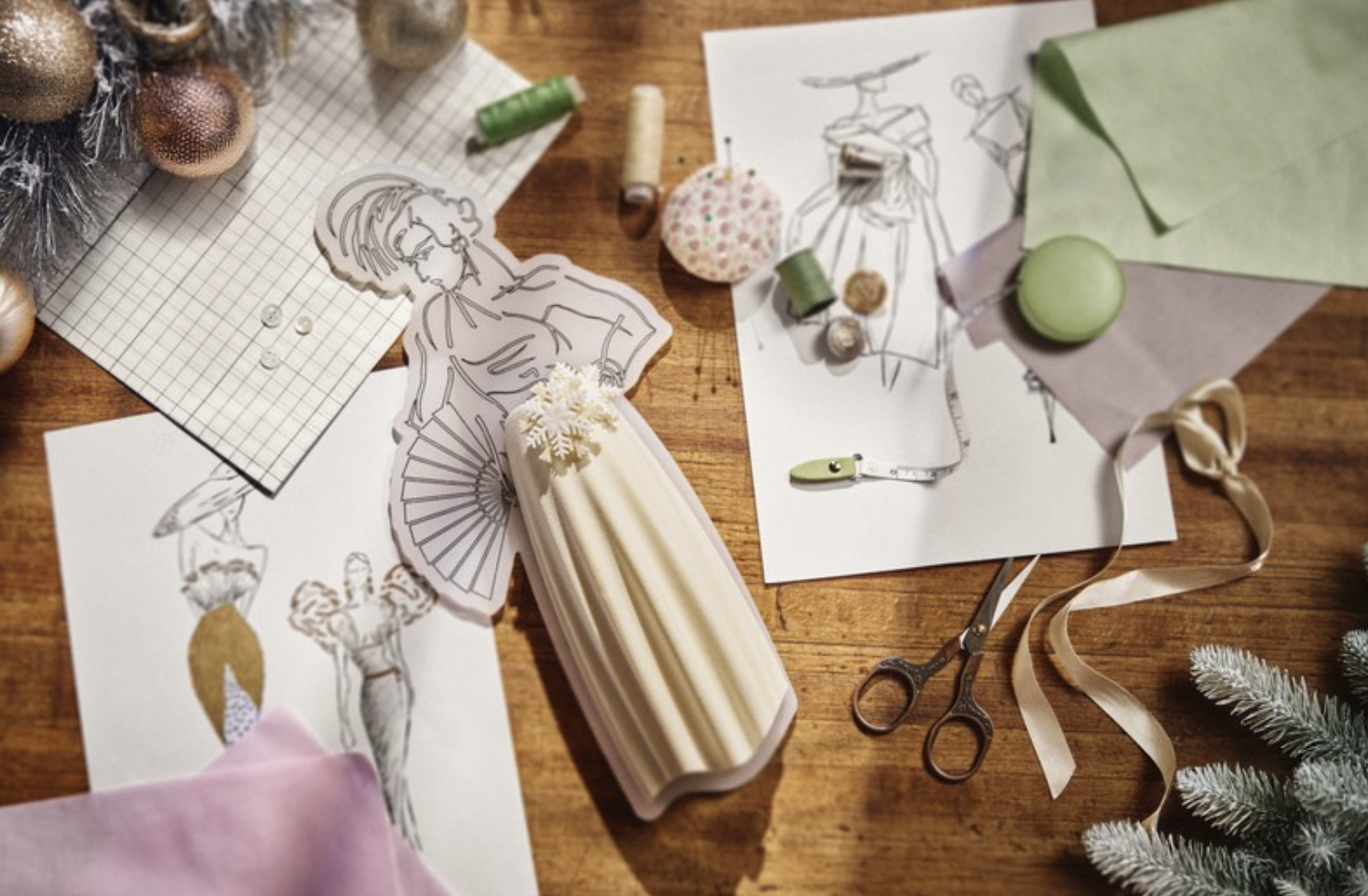 La bûche Couture du Mandarin Oriental © Mandarin Oriental Paris