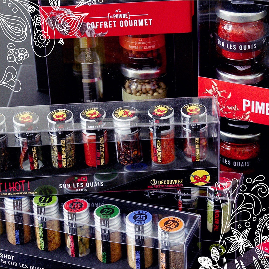Coffrets d'épices © Sur les Quais