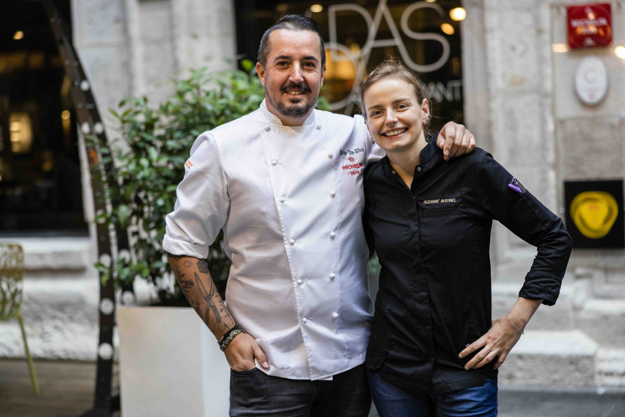 Olivier et Suzanne Da Silva, chefs au restaurant l'ODAS © T-Boivin
