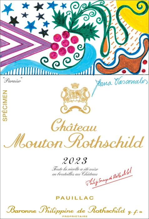 Etiquette-Chateau-Mouton-Rothschild-2023-©-Chateau-Mouton-Rothschild
