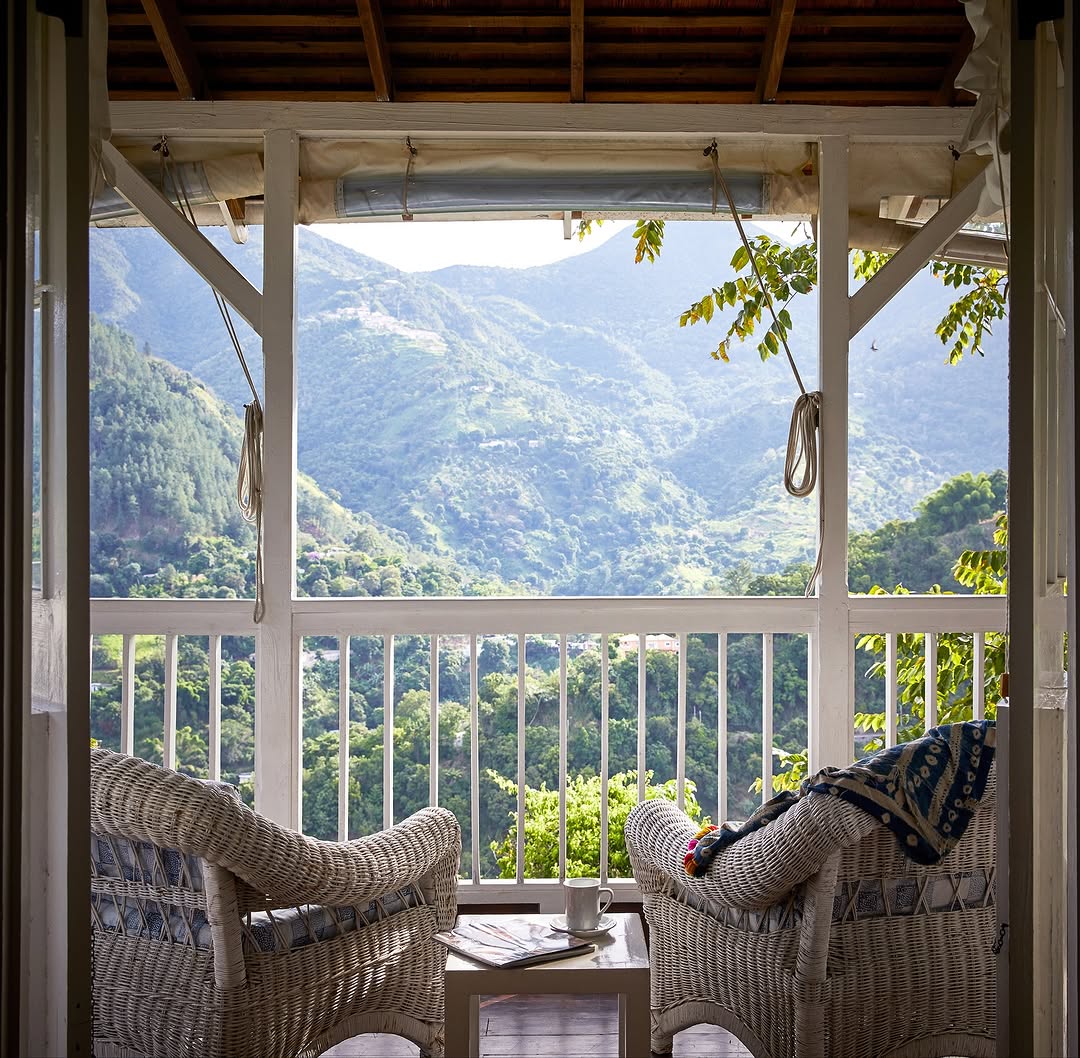La vue de l'hôtel à Saint Andrews en Jamaïque © Le Strawberry Hill