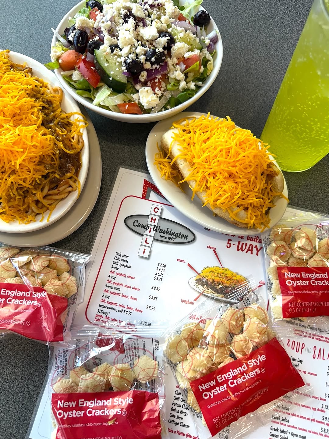 Un diner à l'américaine © Camp Washington Chili