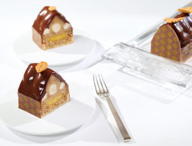 La recette du pain d’épices façon bûche de Jonathan Bunel, chef pâtissier de la Villa René Lalique
