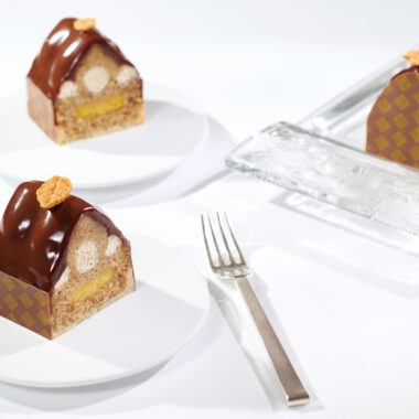 La recette du pain d’épices façon bûche de Jonathan Bunel, chef pâtissier de la Villa René Lalique