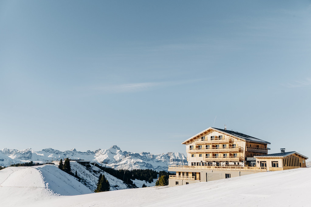L'hôtel de luxe à Megève © Chez la Tante