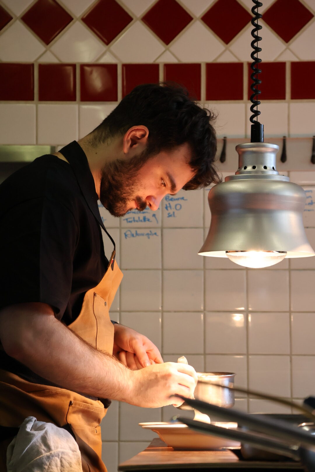 Justin Berment, chef au restaurant Tempo à Rouen