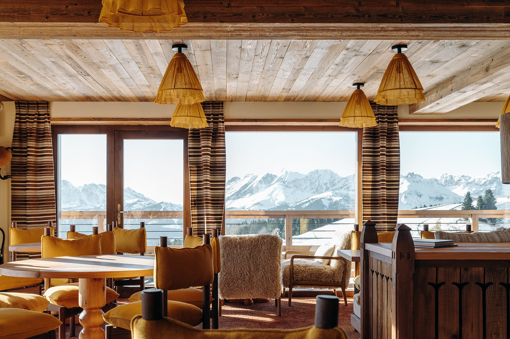 Le restaurant Chez la Tante © Refuge chez la Tante