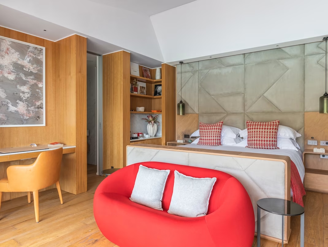 Une chambre dans l'hôtel de luxe © Eden Rock