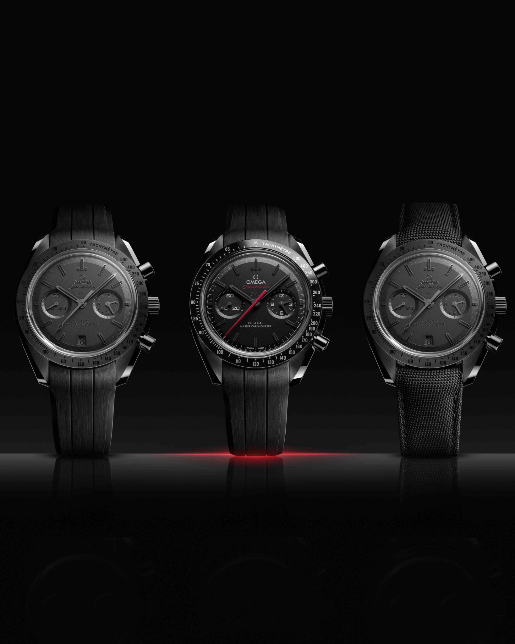 Les nouvelles montres Omega Speedmaster © Omega DarkSide