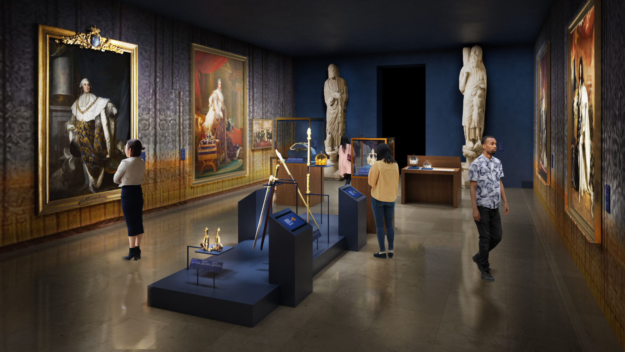 La Salle Regalia du Musée des Sacres © Casson Mann