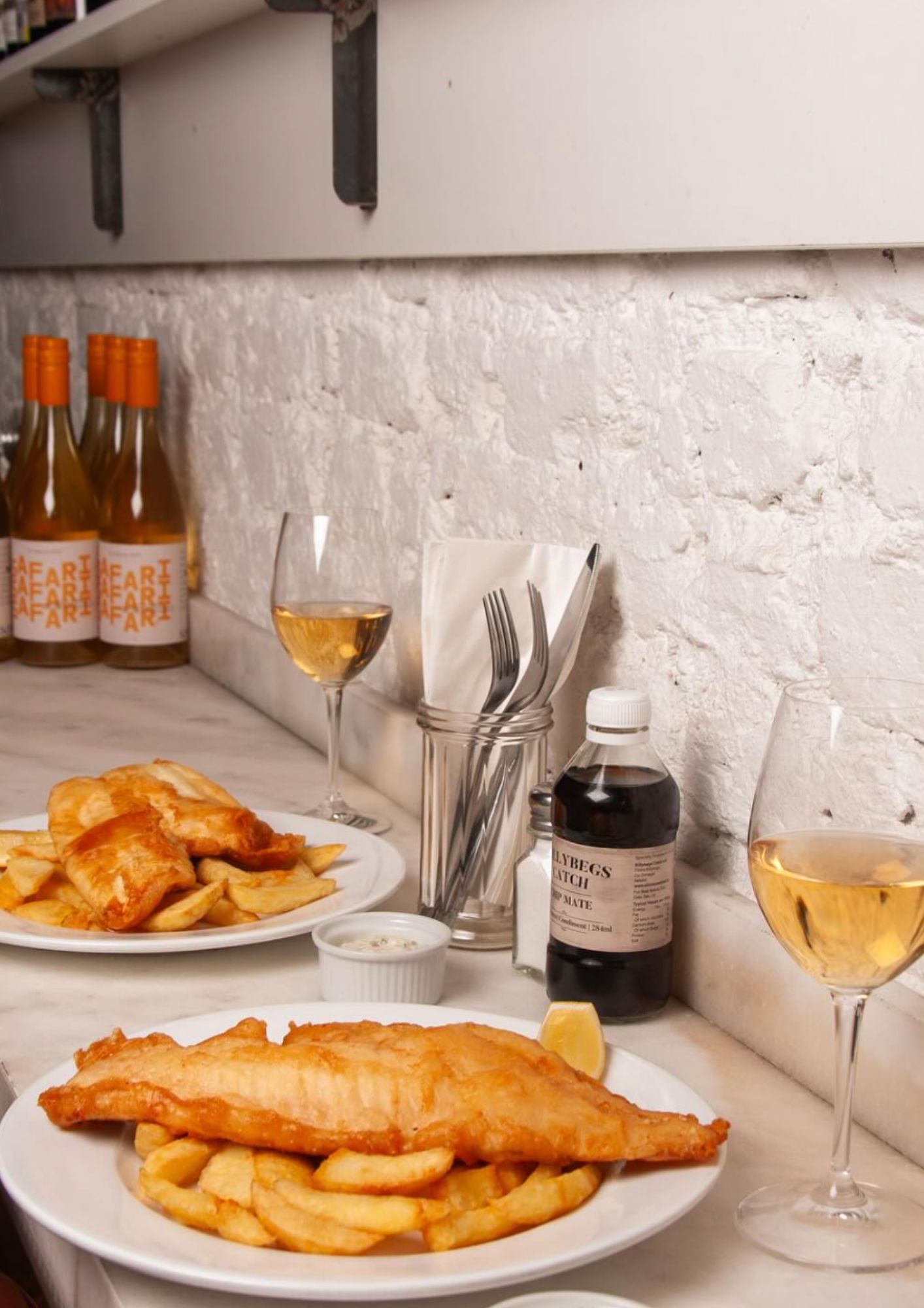 Les fish and chips du Fish Shop à Dublin © Fish Shop