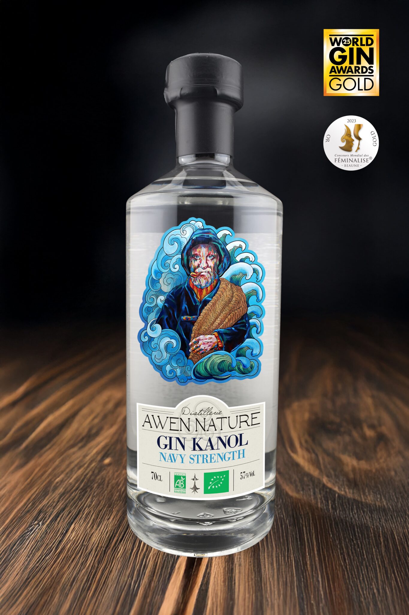 Un Gin artisanal Awen Nature © DR