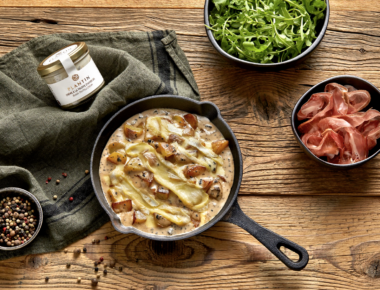 Recette de la tartiflette à la crème de truffe d’hiver du chef Léo Bireaud
