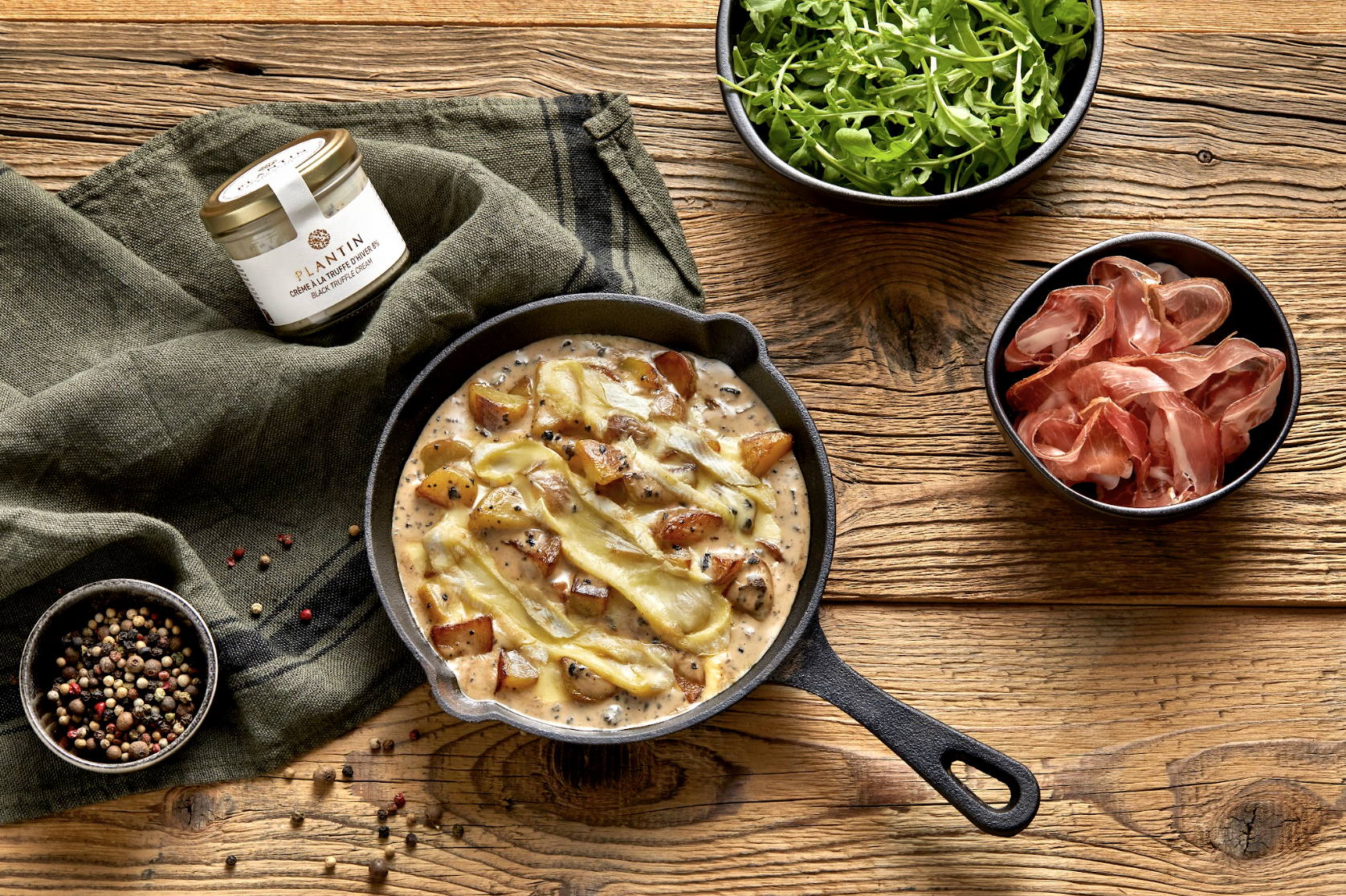 La tartiflette à la crème de truffe d’hiver du chef Léo Bireaud © PDANIEL