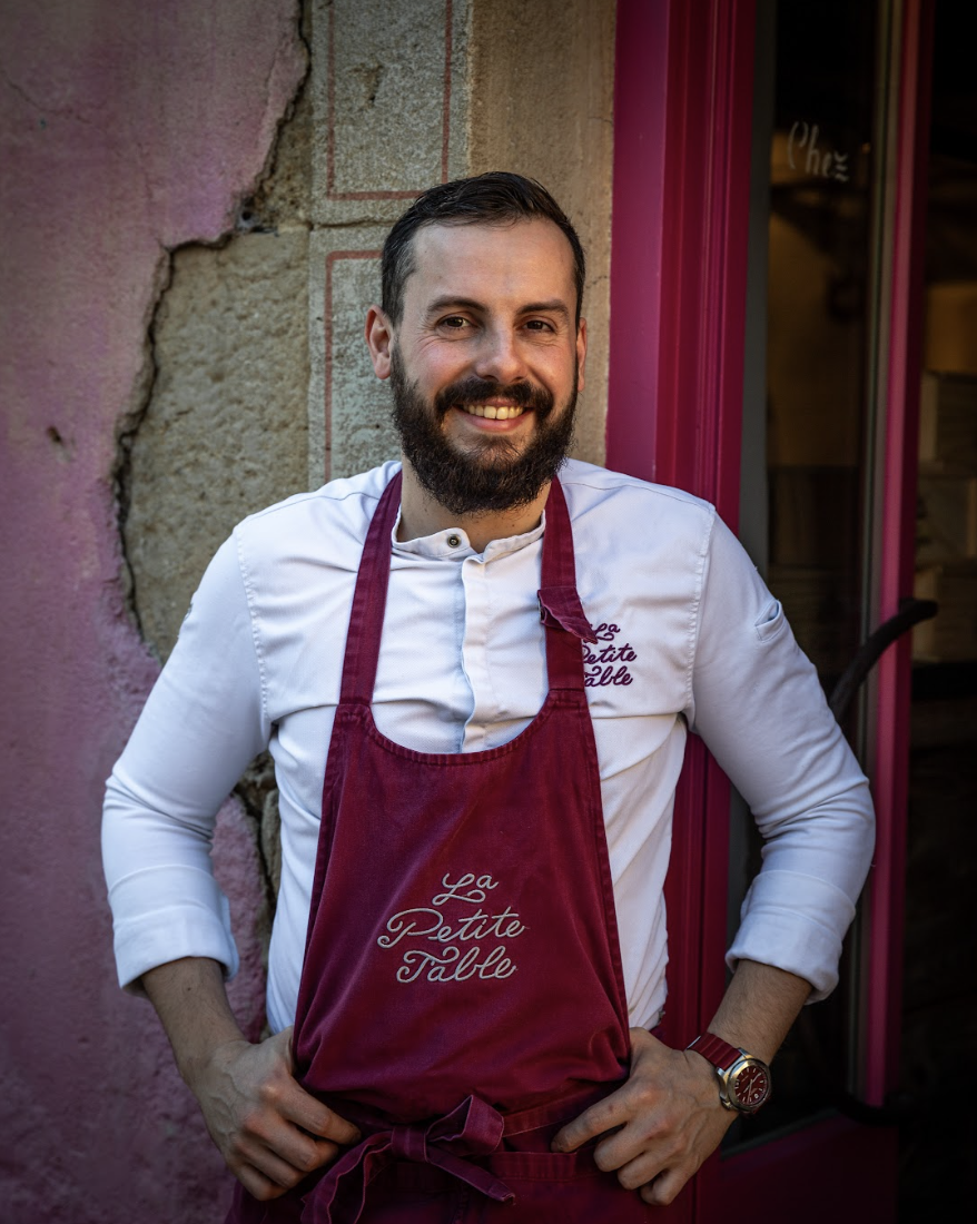 Le chef Lorenzo Ravera pour La Petite Table de Castigno © Olivier Pascuito