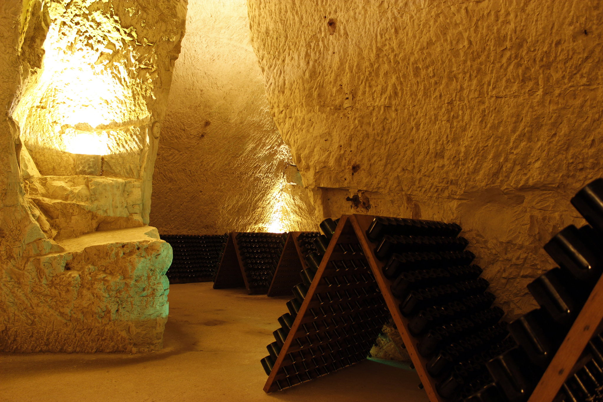 Les caves de Taittinger © Carmen Moya