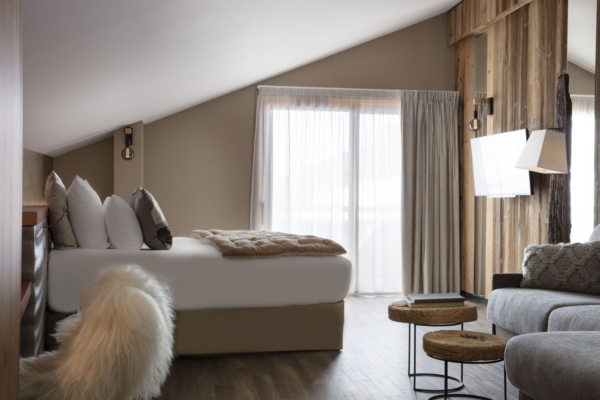 Le mini loft de l'hôtel en montagne © Hotel Grandes Rousses