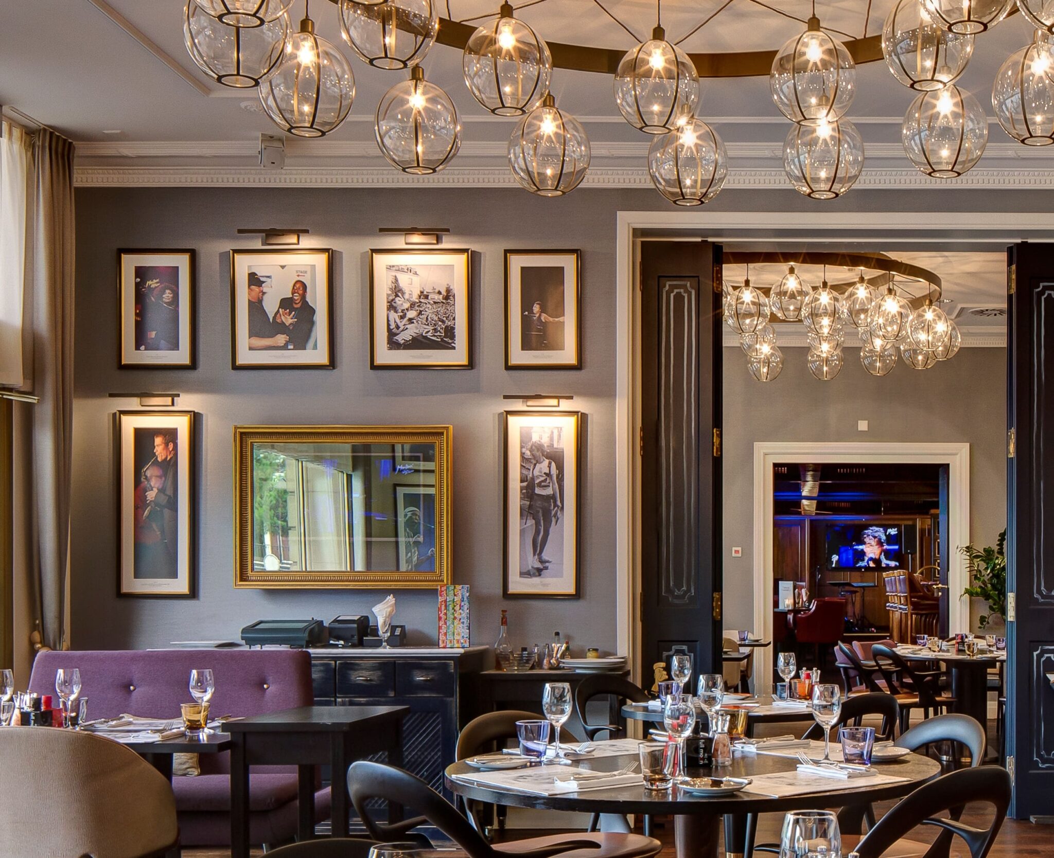 La salle du Montreux Jazz Café © Fairmont Montreux