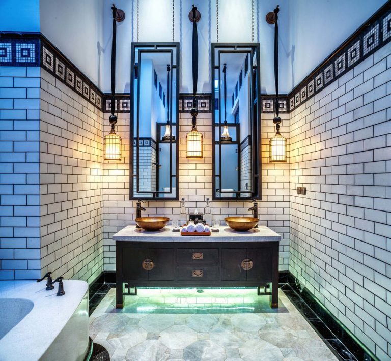 La salle de bain d'une des suites © DR