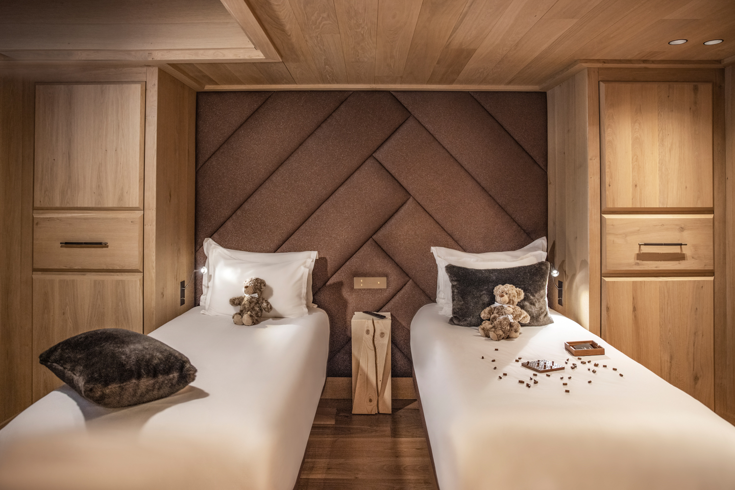 Chambre dans le duplex 6 personnes © Armancette