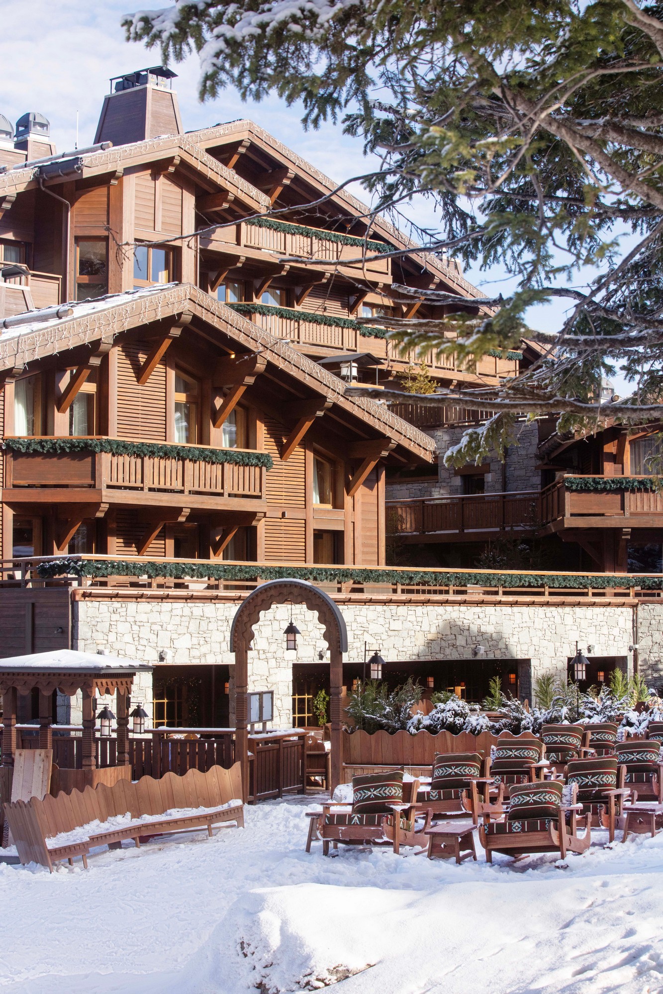 L'hôtel Barrière à Courchevel © Barrière