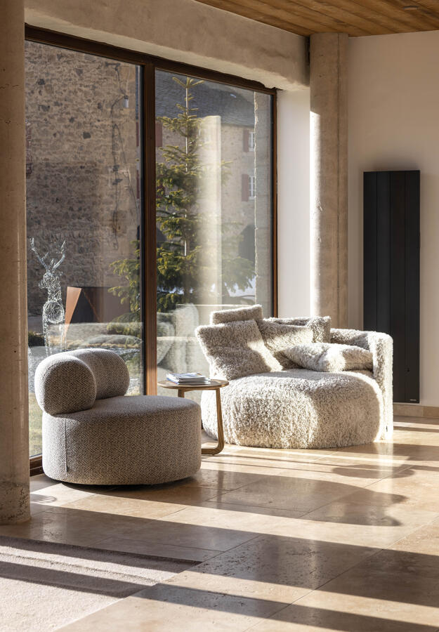 Une décoration cocooning dans le lobby