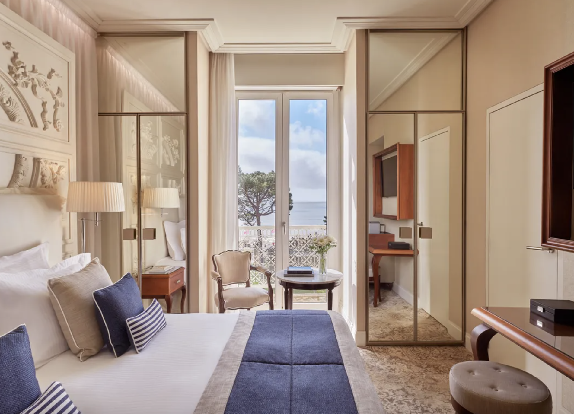 Une des chambres de l'hôtel © Hôtel Barrière Le Royal La Baule