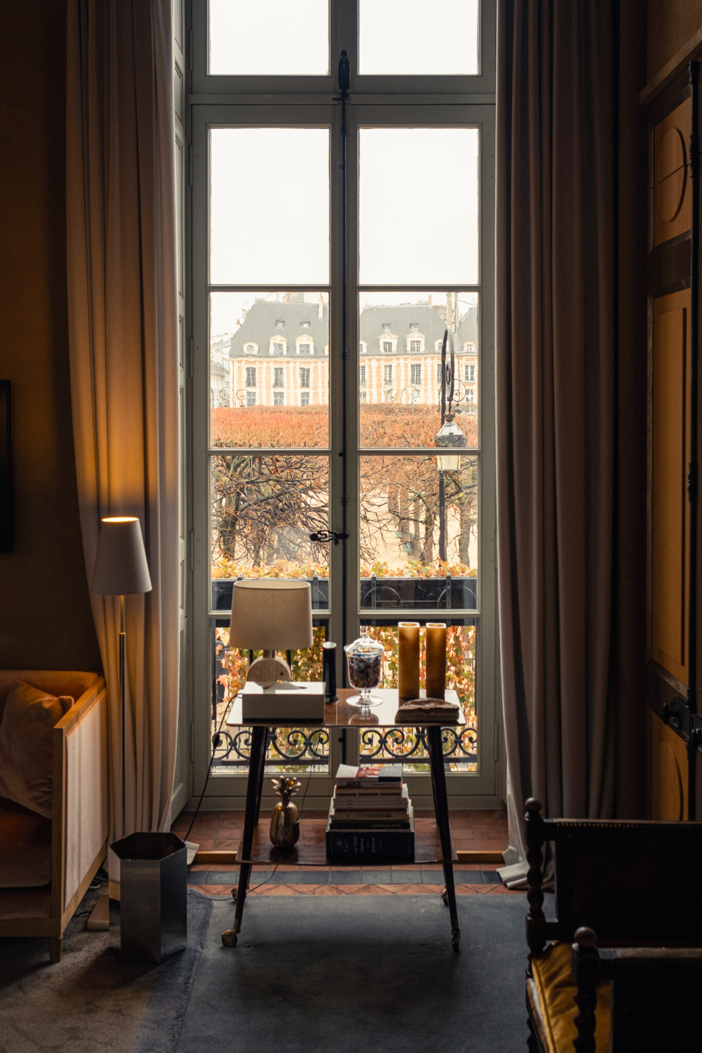 La vue depuis le très confidentiel Cour des Vosges © Mathieu Bonnevie