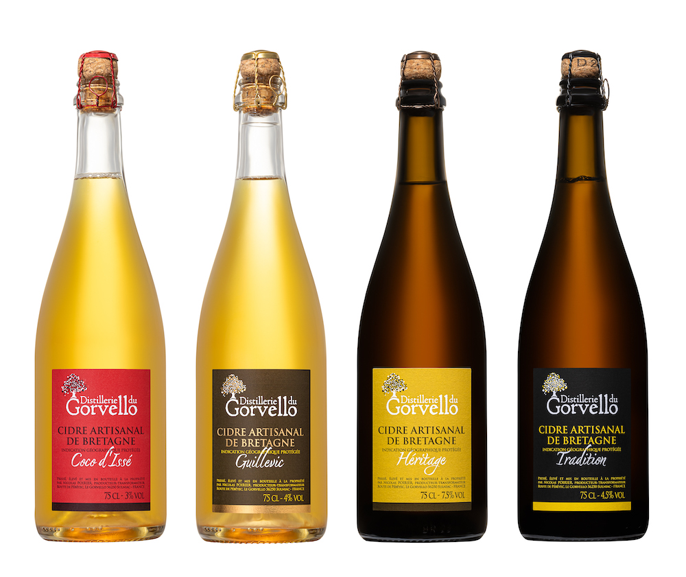 Les cidres de La Distillerie du Gorvello © La Distillerie du Gorvello