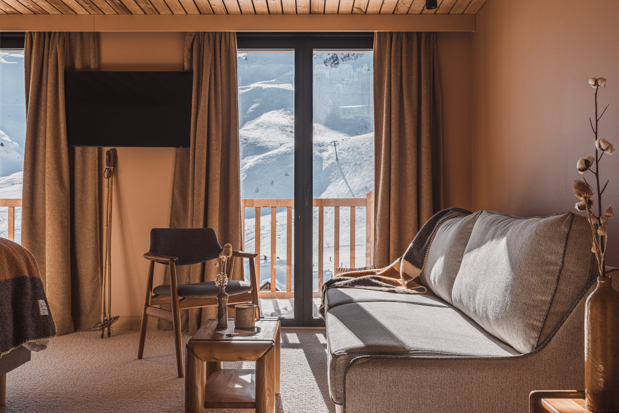 La vue imprenable dans les chambres