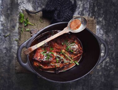 Recette de la poitrine de cochon confite