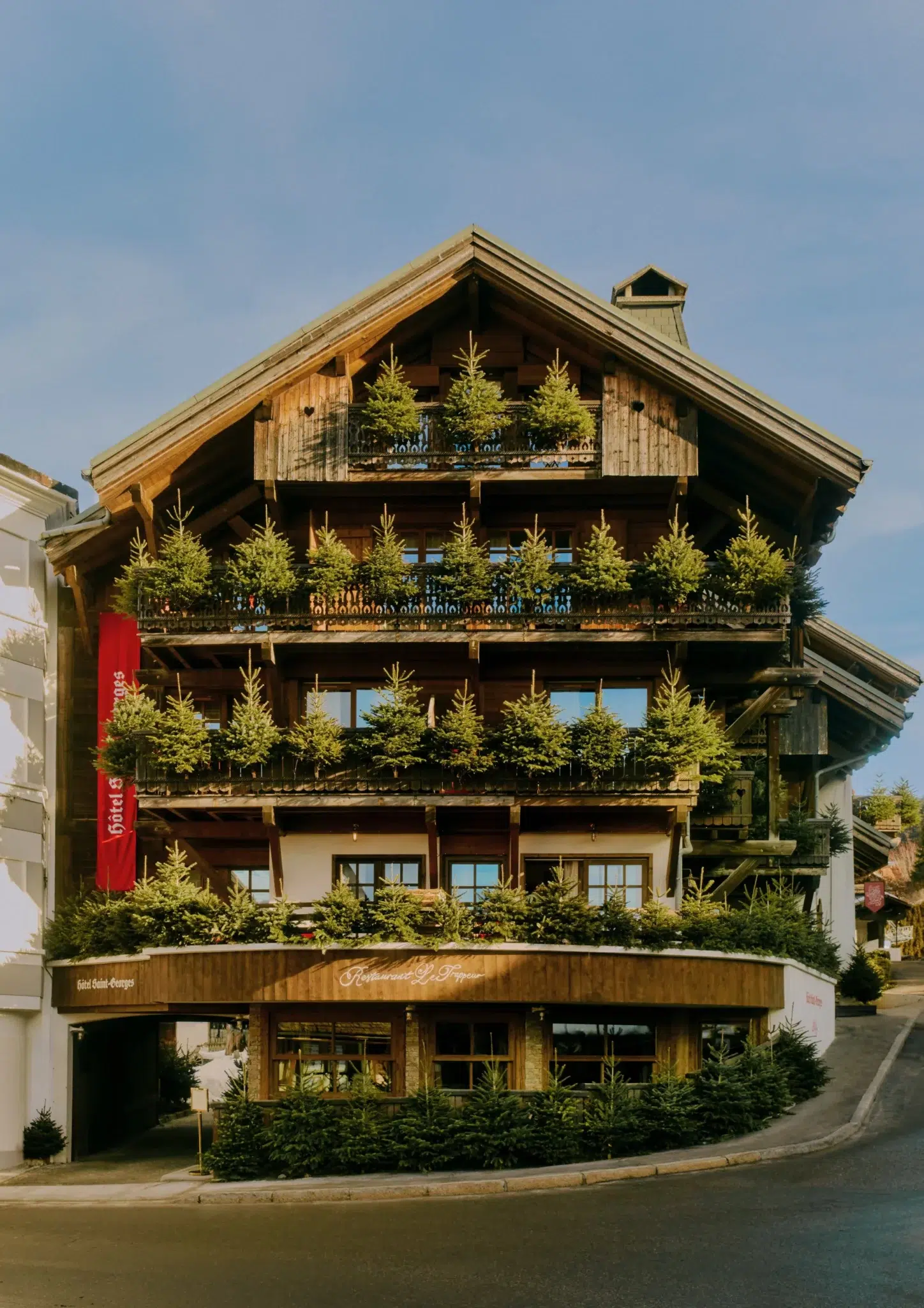 L'hôtel Saint-Georges à Megève @ Stefan Gifthaller
