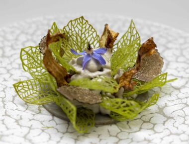 Recette de l’artichaut croquant et truffe fraîche des chefs Jean Michel Lorain et Alexandre Bondoux