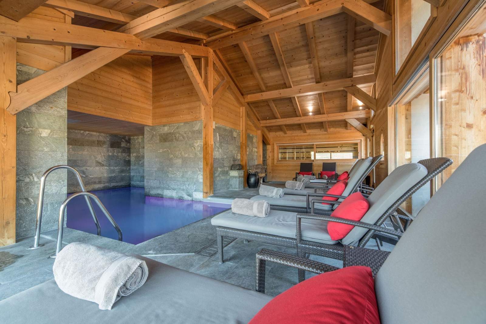 Le spa de l'hôtel à Megève © Flocons de Sel
