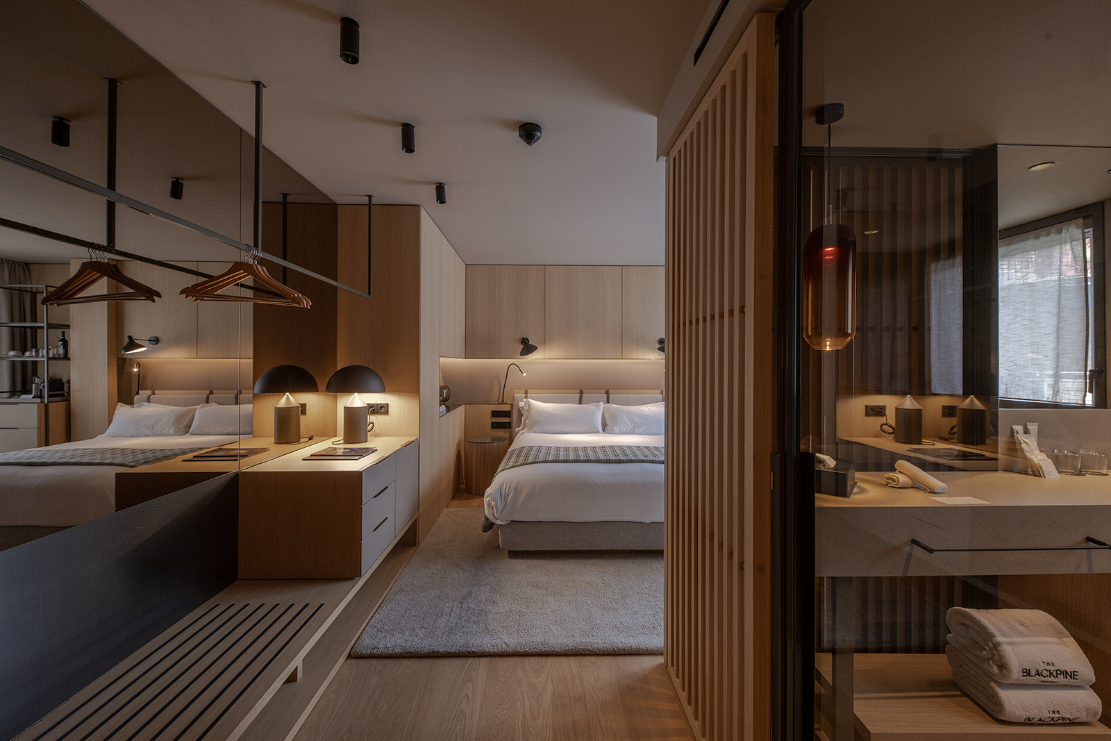 Une suite d'un des plus beaux hôtels d'Androrre, The Black Pine Hotel Andorra © GCA Architects