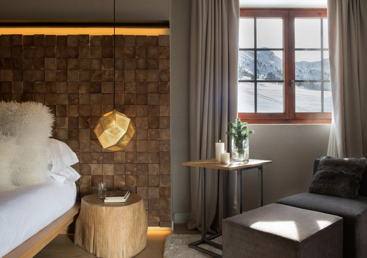 Une chambre de l'hôtel en Andorre © Grau Roig Andorra Boutique Hôtel & Spa