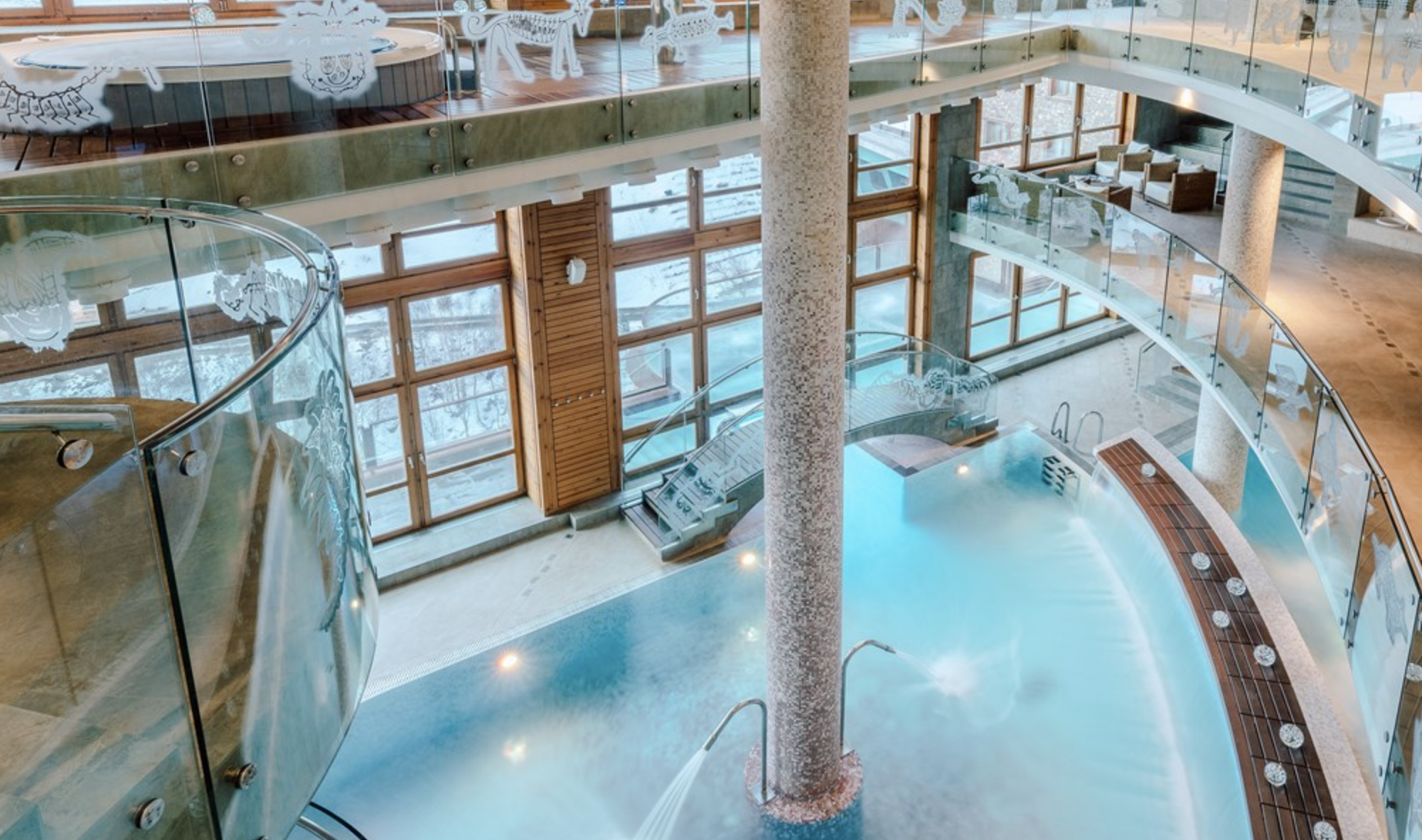 Le spa de l'hôtel Sport Hotel Hermitage & Spa © DR