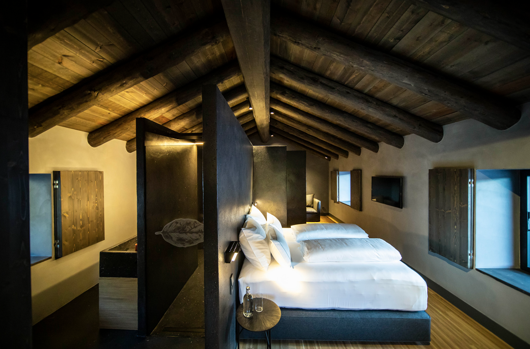 Une des suites de l'hôtel © Les Pardines 1819 Mountain Suites & Spa