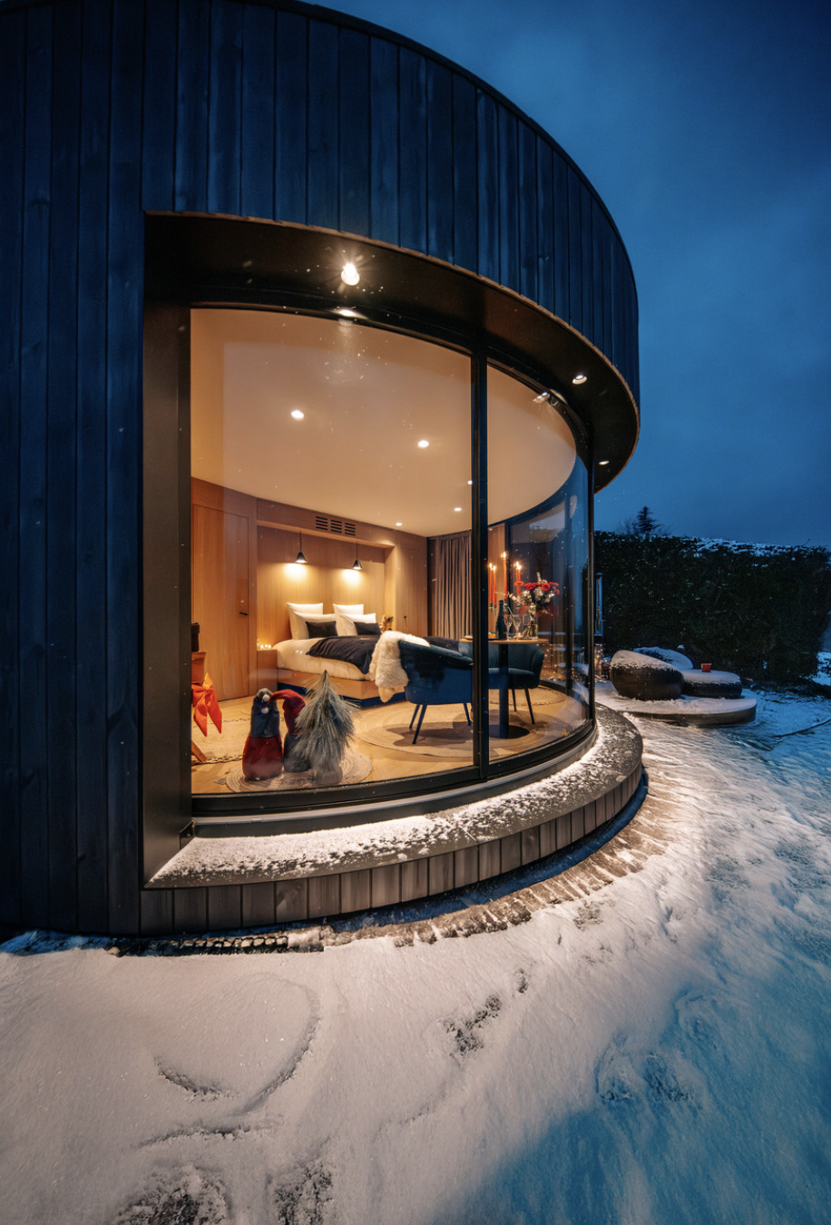 Une des chambres insolites © Les Balcons de la Terrosière