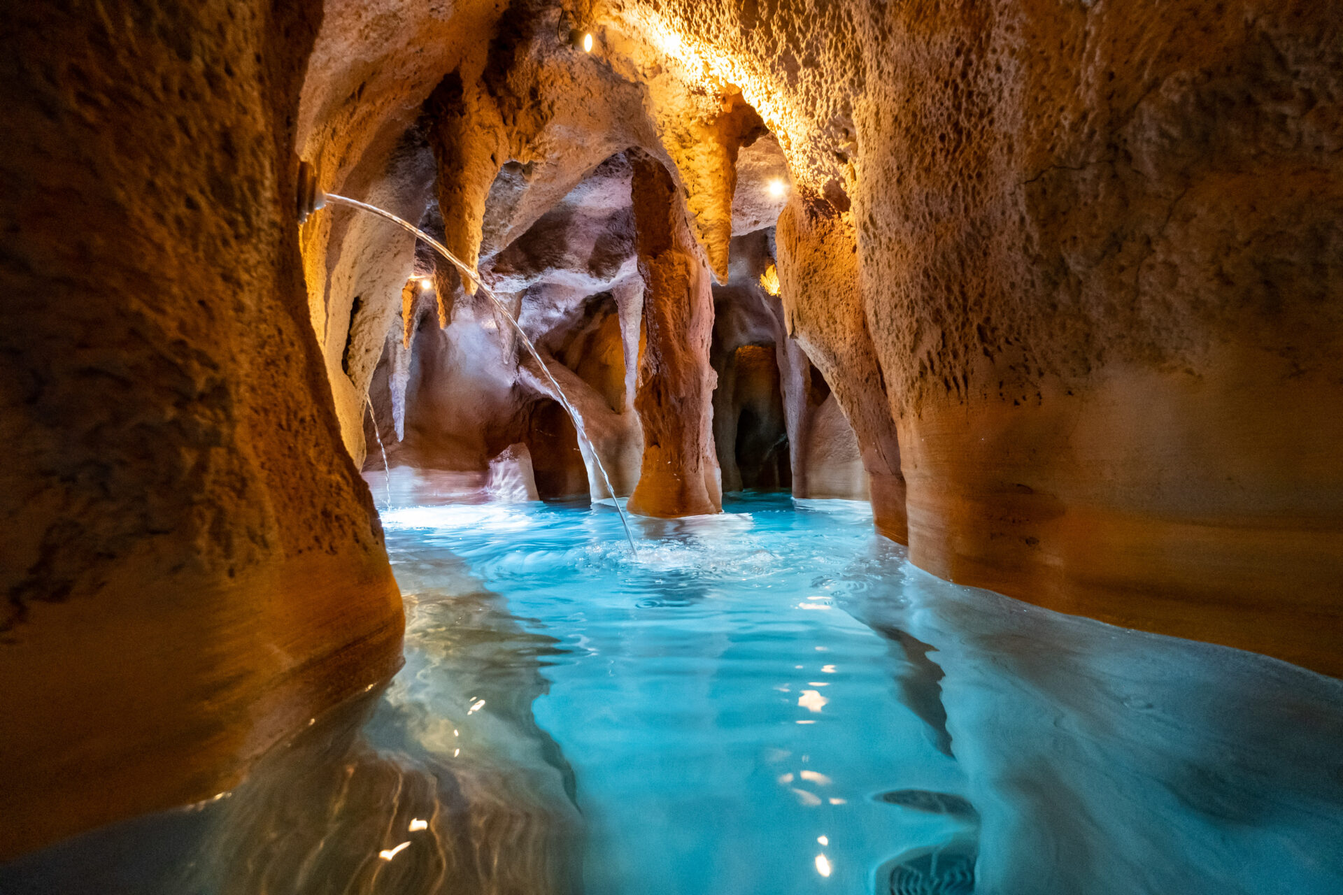 Le spectaculaire espace bien-être NUXE © Château d'Urspelt
